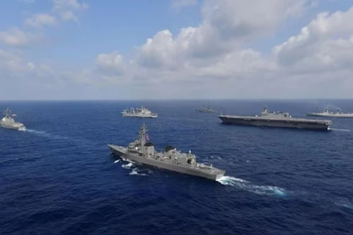 Mỹ-Nhật-Philippines-Australia tập trận chung ở Biển Đông