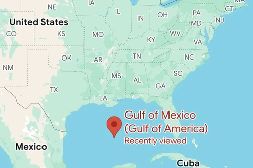 Google Maps đổi tên Vịnh Mexico thành ‘Vịnh Mỹ’