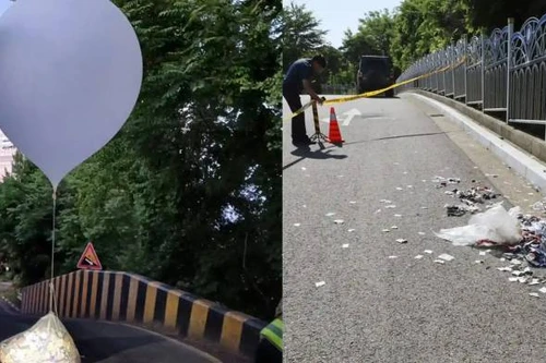 Triều Tiên thả bóng bay chứa rác sang Hàn Quốc ngày thứ 5 liên tiếp