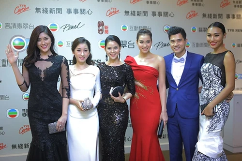 Vương Thu Phương, Diệu Huyền dự sinh nhật đài TVB Hong Kong