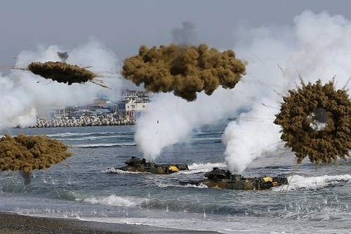 Mỹ - Hàn Quốc khai mạc tập trận quy mô lớn, thị uy với Triều Tiên