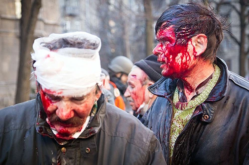 Những hình ảnh kinh hoàng ở Thủ đô Kiev