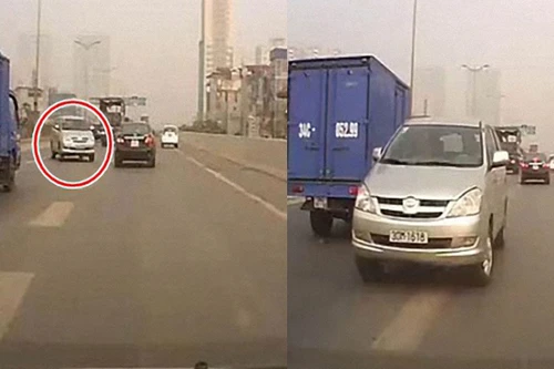 Sợ “sếp” muộn họp, phóng xe ngược chiều đường cao tốc!