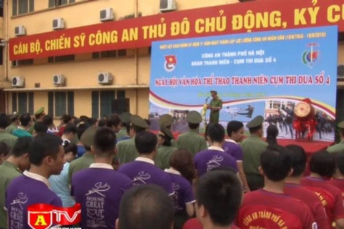 Khai mạc ngày hội văn hóa thể thao thanh niên CATP Hà Nội