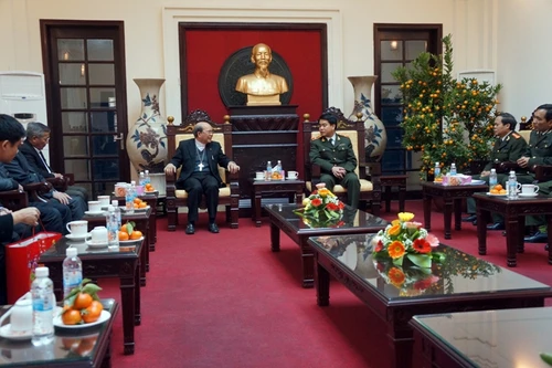 Giám mục Giáo phận Hưng Hóa: Thăm, chúc tết Công an Hà Nội