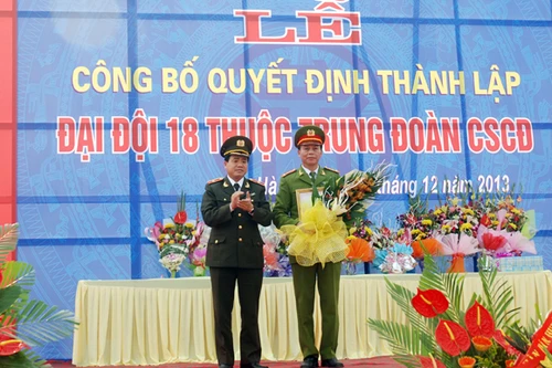Thành lập Đại đội CSCĐ số 18 ở Thạch Thất và phụ cận