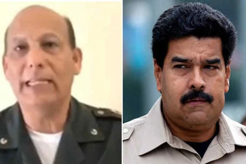 [ẢNH] Đại tá quân đội Venezuela quay sang ủng hộ phe đối lập
