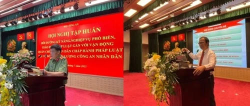 Tập huấn, bồi dưỡng kỹ năng, nghiệp vụ phổ biến, giáo dục pháp luật trong CAND