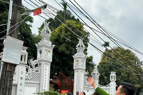 Ra mắt mô hình camera an ninh tại xã Dị Nậu 