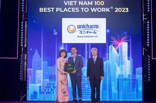 Diana Unicharm vinh danh trong “Top 100 nơi làm việc tốt nhất Việt Nam 2023”