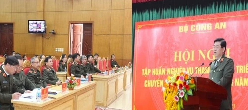 Tập huấn nghiệp vụ thanh tra CAND 
