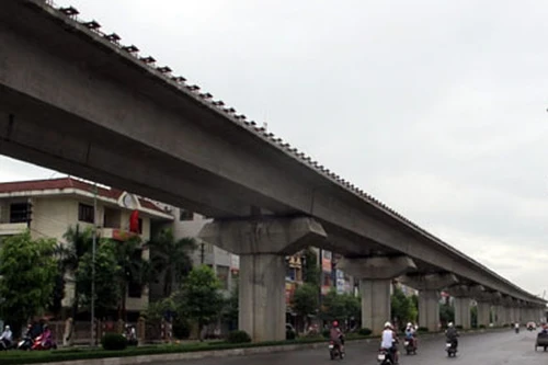 Dự án đường sắt đô thị Cát Linh – Hà Đông khó hoàn thành vào năm 2015