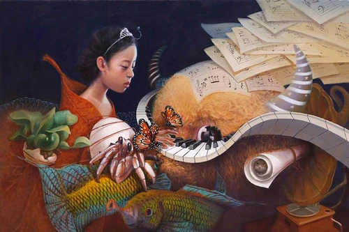 Bước vào “Ký ức xuyên không” của họa sĩ Lê Thanh Bình 