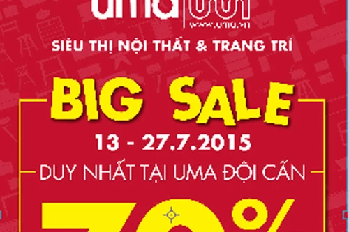 Hệ thống UMA giảm giá mùa hè cực lớn