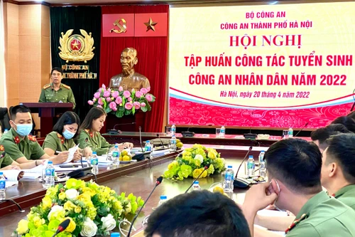Hàng loạt điểm mới về việc tuyển sinh của các trường Công an nhân dân năm 2022