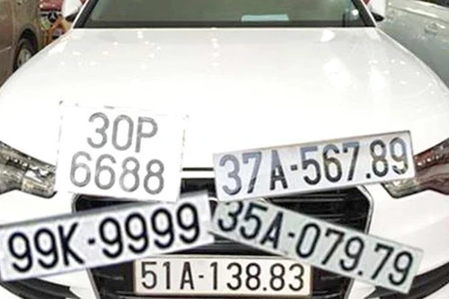 Đại biểu Quốc hội đề nghị thu thuế khi chuyển nhượng biển số xe trúng đấu giá