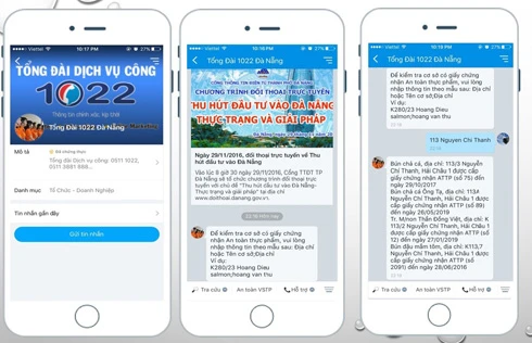 Công bố các cơ sở kinh doanh đạt chuẩn vệ sinh an toàn thực phẩm trên Zalo