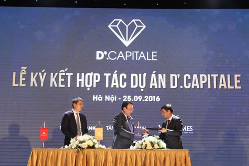 Tân Hoàng Minh Group-Vingroup-Techcombank hợp tác triển khai dự án D’.Capitale