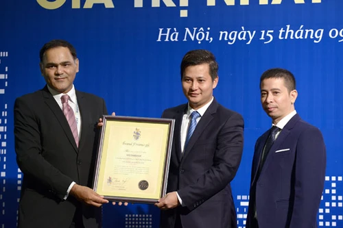 VietinBank vào Top 10 thương hiệu giá trị nhất Việt Nam