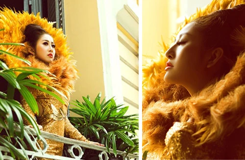 Mc Kim Trang hoá thân thành Nữ thần mặt trời