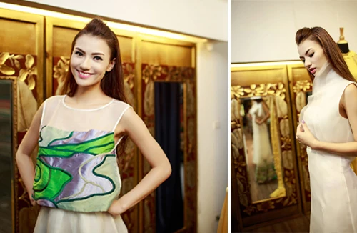 Hồng Quế “lột xác” trong trang phục của NTK Xuân Lê