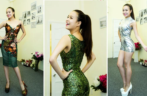 Hoàng Thuỳ Linh khoe đường cong gợi cảm
