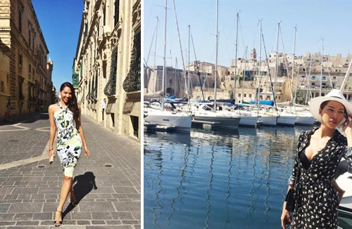 Siêu mẫu Minh Triệu du ngoạn trời Âu