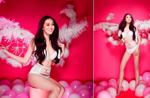 Khánh My khoe dáng nuột nà với nội y