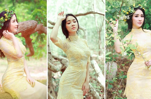 Người mẫu ảnh Ngọc Anh Anh khoe vẻ đẹp tựa nữ thần