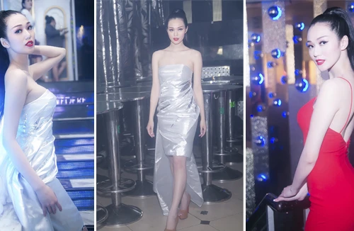 Khánh My khoe đường cong nóng bỏng trong trang phục ôm sát