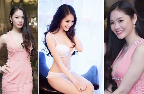 Cận cảnh vòng 1 căng tràn của Á hậu Linh Chi
