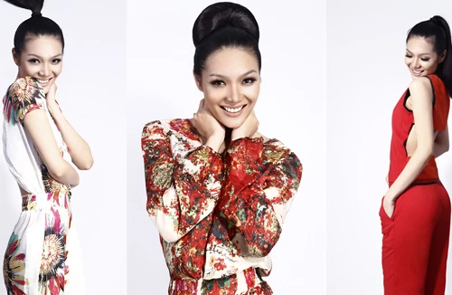 Người mẫu Thanh Trúc “biến ảo” như tắc kè hoa