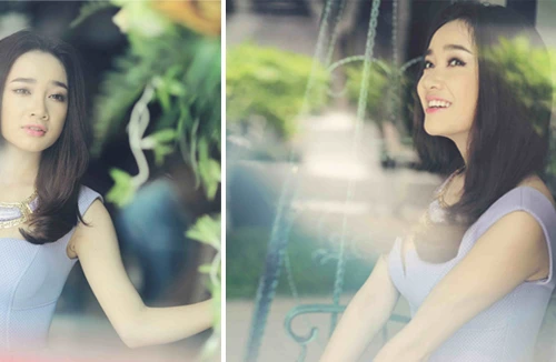 Hot girl “Quả tim máu” dịu dàng như nàng công chúa trong vườn xinh