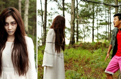 Hoa hậu Đặng Thu Thảo hoá thân ma nữ ghê rợn