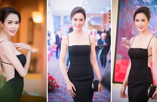 Ngẩn ngơ trước tấm lưng trần gợi cảm của Ngọc Anh