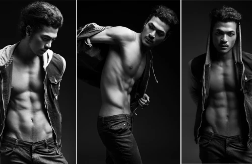 Á quân “Vietnam Next Top Model 2013” khoe vẻ nam tính trong bộ ảnh mới