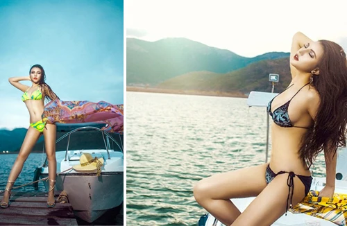 Siêu mẫu phong cách Jenny Nguyễn quyến rũ với bikini