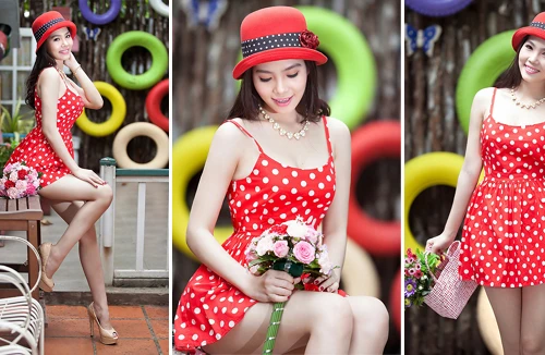 Nữ hoàng Du lịch Dương Kim Ánh khoe chân dài gợi cảm