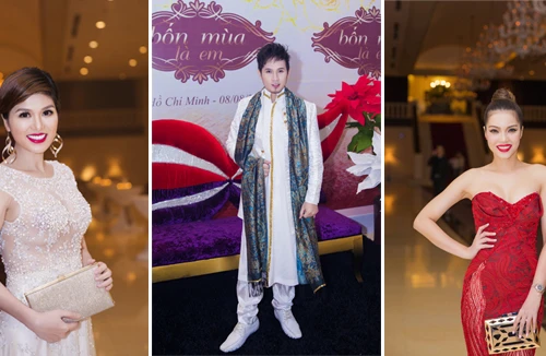 Dàn sao nô nức tham dự đêm thơ nhạc “Bốn mùa là em”