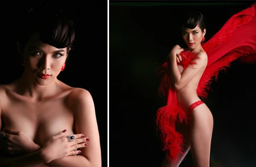 Bỏng mắt với loạt ảnh bán nude cực quyến rũ của “bạn gái Ưng Hoàng Phúc”