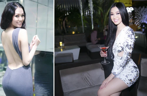 Khánh My khoe lưng trần và vòng 3 siêu gợi cảm