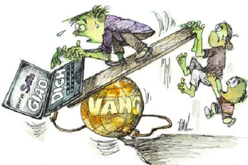 “Chết” trên sàn vàng ảo