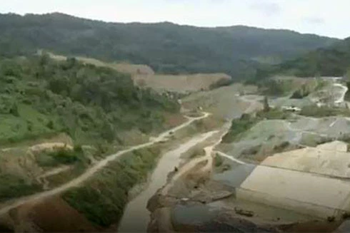 Vỡ đường ống thủy điện Sông Bung 2, nhiều công nhân bị cuốn trôi