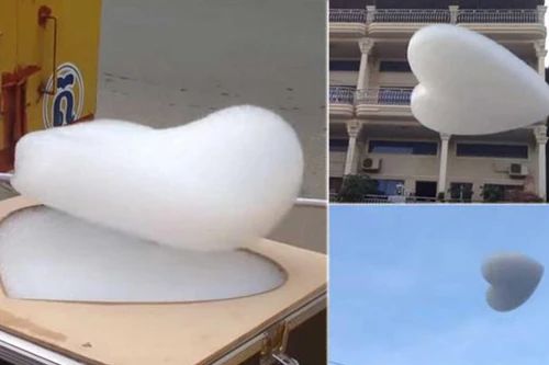 Mây nhân tạo hình trái tim