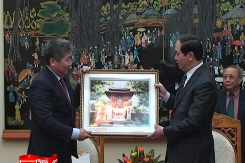 Bộ trưởng Trần Đại Quang tiếp đoàn đại biểu cấp cao Hội đồng an ninh quốc gia Mông Cổ