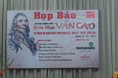 Đêm nhạc kỷ niệm 90 năm ngày sinh của cố nhạc sỹ Văn Cao