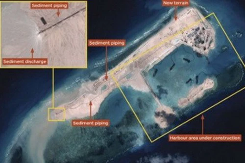 Trung Quốc lớn tiếng “cảnh cáo” các nước không được lên tiếng về việc san lấp đảo ở biển Đông