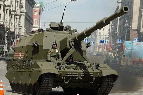 Truyền hình Nga tiết lộ sức mạnh của lựu pháo Koalitsiya-SV