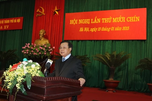 Hôm nay 15-1, bầu bổ sung 2 Phó Bí thư Thành ủy Hà Nội