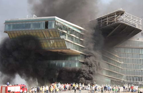 Đã xác định vị trí gây cháy lớn 